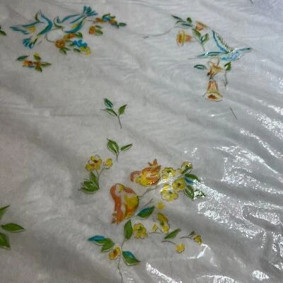 "Revestimiento de cajón perfumado Polyfab vintage de Karen Carson Songbirds rollo parcial 51""" Foto 1 de 4