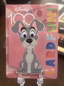 2023 Card.Fun Joyful Disney Rainbow Card D100-SR40 Tramp Lady and the Tramp - Picture 1 of 2