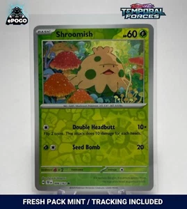Shroomish 006/162 Reverse Holo Pokémon TCG: SV Temporal Forces Pokemon Card MINT - Picture 1 of 2