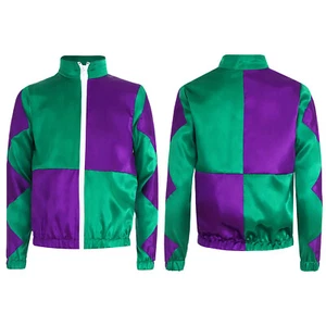 Girls Costume Racehorse Horse Riding Color Contrast Jacket Fancy Coat Show Top - Picture 1 of 48