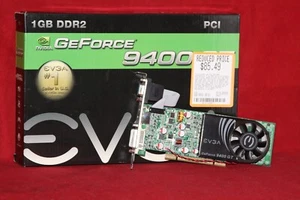 EVGA Nvidia GeForce 9400 GT, 1GB DDR2, PCI Graphics Card (01G-P1-N948-LR) - Picture 1 of 5