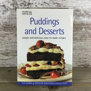 Puddings and Desserts Cookbook Marks and Spencer 2002 Hardcover UK Baking - Picture 1 of 13