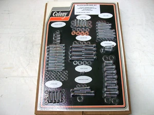 KIT DE PERNOS PARA BICICLETA COLONY 1022-P CROMO PULIDO ALLEN SHOW 04-22 XL HARLEY-DAVIDSON - Imagen 1 de 8