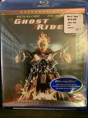 Ghost Rider (Blu-ray, 2007) Widescreen Nicolas Cage Eva Mendes Sam Elliot - Image 1 of 2