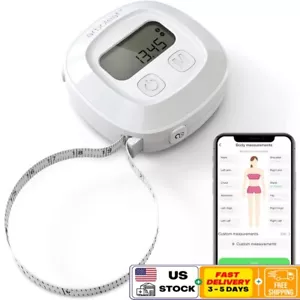 Bluetooth Digital Body Measuring Tape Smart Weight Loss Tracker Retractable 60in - Picture 1 of 10