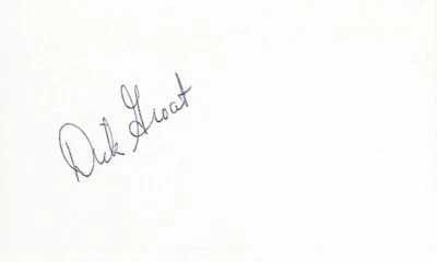 Dick Groat Signed Pittsburgh Pirates 3x5 Index Card - 2x World Series Champion - Image 1 of 2