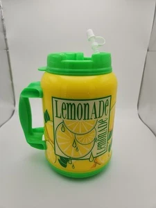 64 oz Whirley Drink Works Lemonade Insulated Mug Tanker w/ Lid  NO Straw - Picture 1 of 6