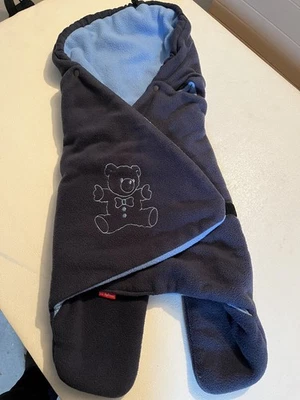 Byboom Winter Einschlagdecke Fußsack für Babyschale - Das Original mit dem Bären - Bild 1 von 2