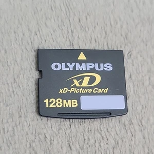 Olympus xD Picture Card Memory 128MB MEGABYTE Fits Fujifilm Camera FREE SHIPPING - Picture 1 of 2