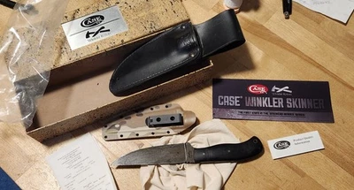 Cuchillos Winkler Case Skinner de lona negra laminada  Foto 1 de 4