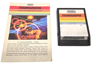 Moonsweeper (Atari 2600, 1983) Game Cartridge w/ Instruction Booklet - Tested - Picture 1 of 5