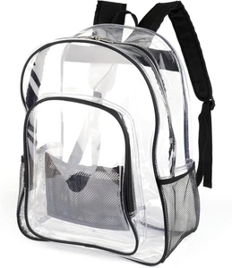 Mochila transparente resistente para libros - Transparente - Bild 1 von 12