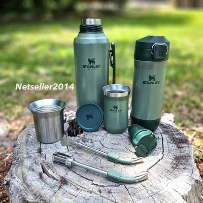 US 🇺🇸 GREEN TERERE Mate System STANLEY Stainless Steel Original KITS 1.2 L