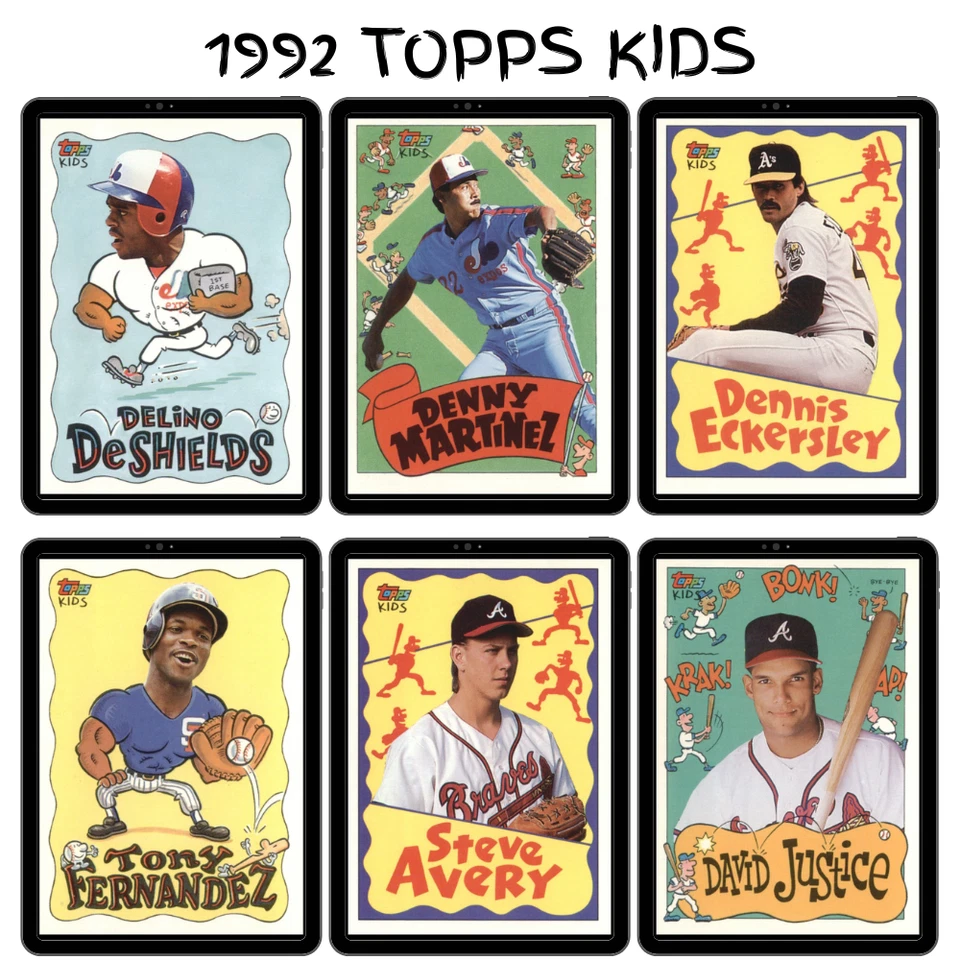 1992 Topps Kids MLB Baseball - Finish Your Set You Pick Your Card - Image 1 of 1