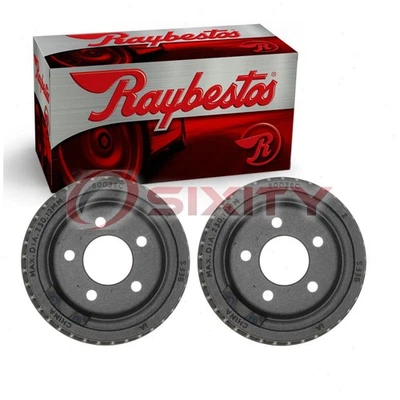 2 pc Raybestos R-Line Rear Brake Drums for 1998-2008 Mazda B3000 Braking dj - Image 1 of 4