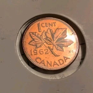 Rare Canada 1962 BU Small Cent Penny. - Picture 1 of 2