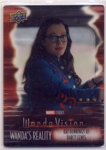 2022 Marvel WandaVision Wanda's Reality Plexi inserto P13 Kat Dennings come scuro - Foto 1 di 2