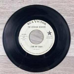 The African Beavers Find My Baby / Jungle Fever 45 RPM 7” Vinyl Promo RCA Victor - Bild 1 von 12