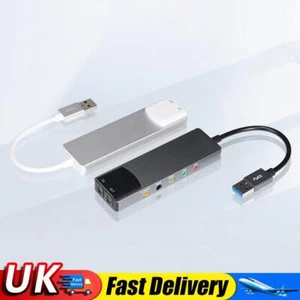 USB Sound Card 7.1 5.1 Channel External Audio Converter SPDIF for Laptop Desktop - Afbeelding 1 van 18