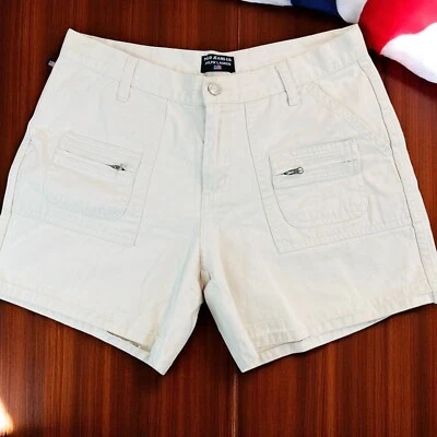 POLO JEANS CO. RALPH LAUREN Women's Vtg Cargo Shorts Sz 8 Beach Festival Ready! - Image 1 of 4