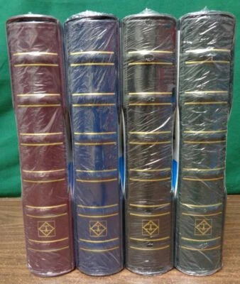 LIGHTHOUSE Vario Classic 4 环活页簿和邮票收藏页盒 全新 — 第 1/4 张图片