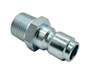 3/8" Jet Pressure Washer Hose Connector Quick Release Male Plug Midi 14.8mm - Picture 1 of 4