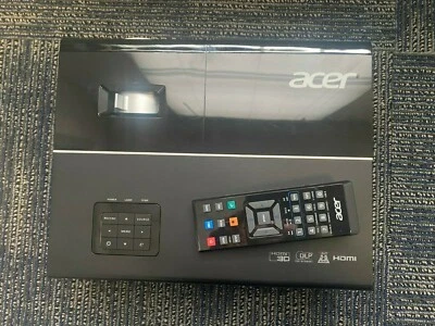 Acer P1273 3000 lumen HDMI/ VGA projector w/ remote and case - Image 1 of 4