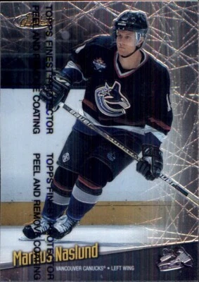 1998-99 Topps Finest #90 Markus Naslund VANCOUVER CANUCKS - Image 1 of 2