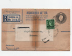 GB WEMBLEY 10/8/1953 1 1/2d. TANGIER STAMP USED RR COVER TO TRIESTE RARE USAGE
