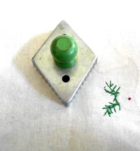 Mid-Century Vintage Cookie Cutter with wood green knob - Picture 1 of 3