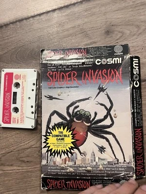 Cosmi Spider Invasion Game Atari 400, 800, Commodore Vic 20, TI 99 - Image 1 of 4