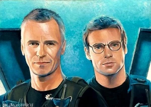 LE ACEO PRINT SG-1 Stargate Jack O'Neil Daniel Jackson Richard Dean Anderson - Afbeelding 1 van 1