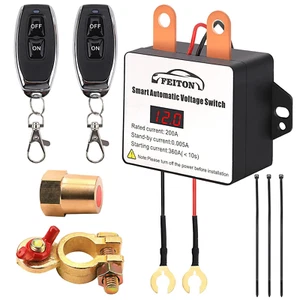 Remote Battery Disconnect Switch with Led Voltmeter Display, 12V 360A Smart Batt - Picture 1 of 7