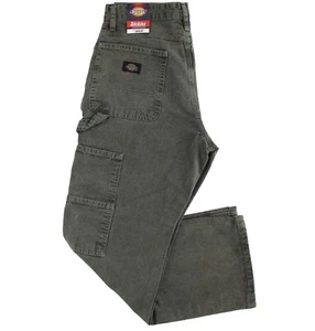 Dickies Men's Carpenter Pants, Double Stitch, 2 Tool Loops, Pockets, Denim Twill - Picture 1 of 15