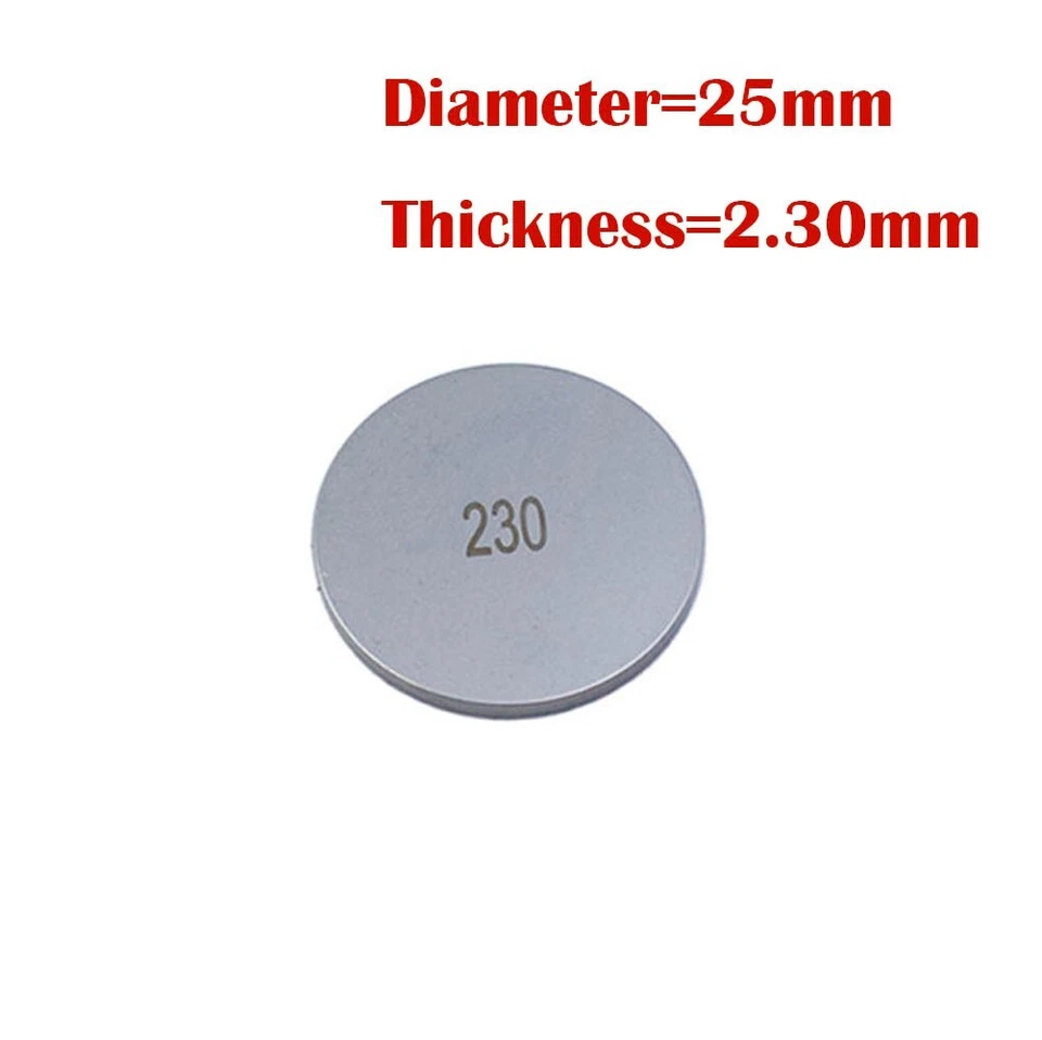25mm Valve Shim Thickness 2.30mm for Honda CB 750 900 1000 1100 CBX YAMAHA FJ XJ Foto 1 de 1