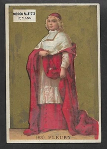 French Victorian Trade Card Overcoats - Le Mans, France, Cardinal de Fleury - Picture 1 of 2
