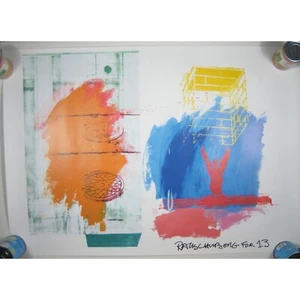Robert Rauschenberg For 13 Poster UNMOUNTED Home Decor - Picture 1 of 12