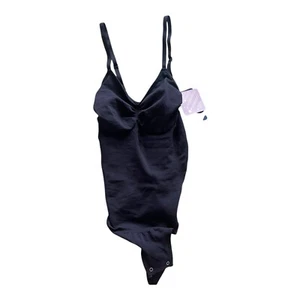 Shaping Bodysuit Black One Piece Shapewear Thong Back - Picture 1 of 2