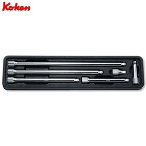 KOKEN PK2763/6 1/4 Inch Wobble Fix Extension Bar Set of 6pcs Japan NEW - Picture 1 of 4