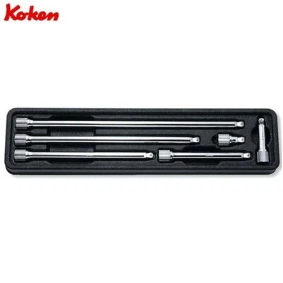 KOKEN PK2763/6 1/4 Inch Wobble Fix Extension Bar Set of 6pcs Japan NEW - Image 1 of 4