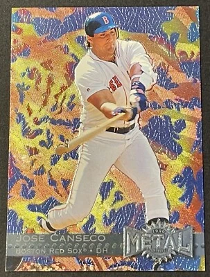 1996 Fleer Metal Universe Jose Canseco #12 Boston Red Sox - Image 1 of 2