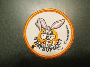 Bugs Bunny Whats up Doc Warner Bros Sew On Patch - Picture 1 of 2