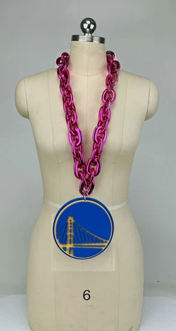 New NBA Golden State Warriors  Gameday Tailgate Hot Pink Fan Chain Fanchain Cover