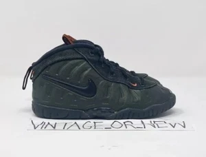 2019 Nike Air Little Posite Pro Foamposite Sequoia 843769-300 TD Toddler sz 9C - Picture 1 of 8