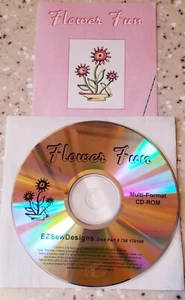 EZSewDesigns Flower Fun Machine Embroidery Software - LN - Picture 1 of 6