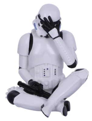Figura Adorno See No Evil The Original Stormtrooper 10cm Némesis Now