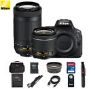 Nikon D5600 DSLR 24.2mp Camera with DX NIKKOR 18-55mm and 70-300mm DX VR Lens 