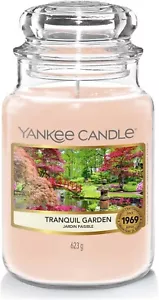Yankee Candle Large Long Lasting Freshness Scented Jar, Tranquil Garden - 623g - Picture 1 of 4