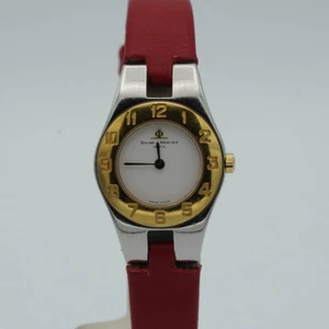BAUME MERCIER LINEA DAMEN UHR LEDER ARMBAND 26MM STAHL ARMBANDUHR BM023 - Bild 1 von 12