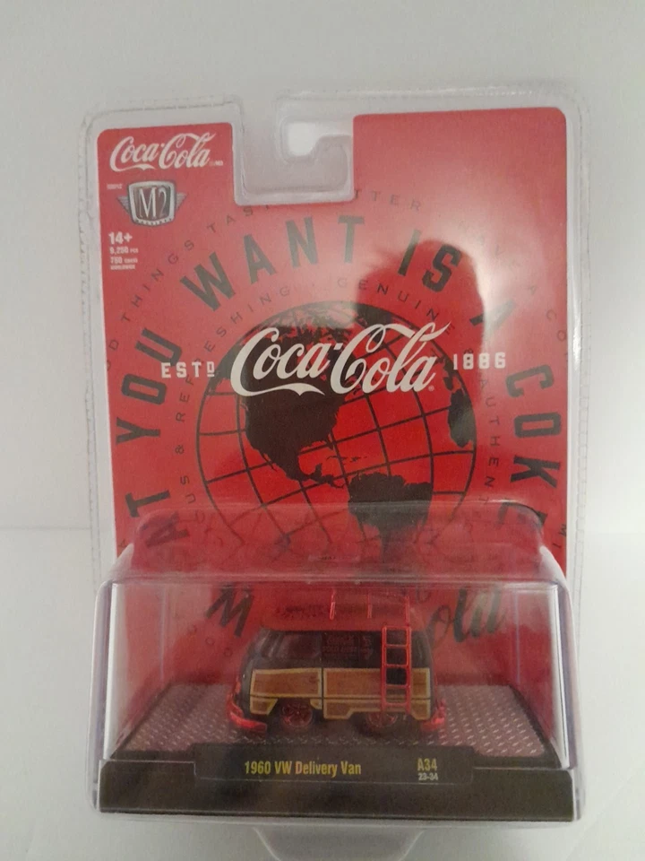 M2 Machines 1:64 Coca-Cola Set of 3 Diecast Vehicles - 52500-RW03